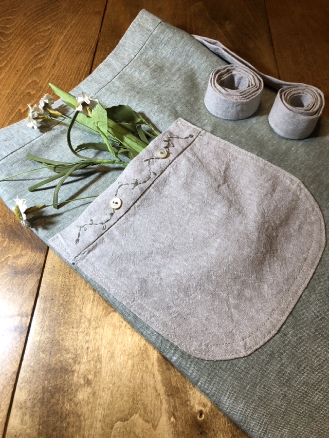 Farmhouse Linen/Cotton Apron - photo 3