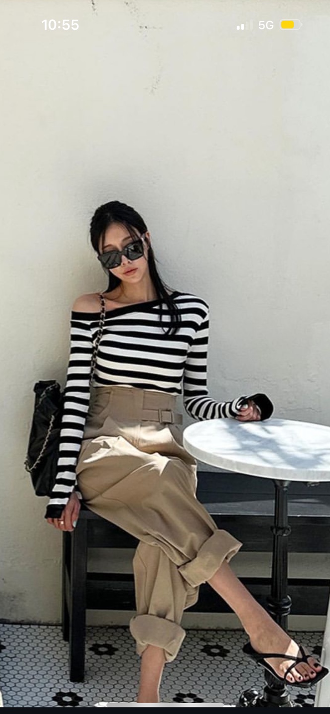 High Waisted Belted Wide Leg Pants