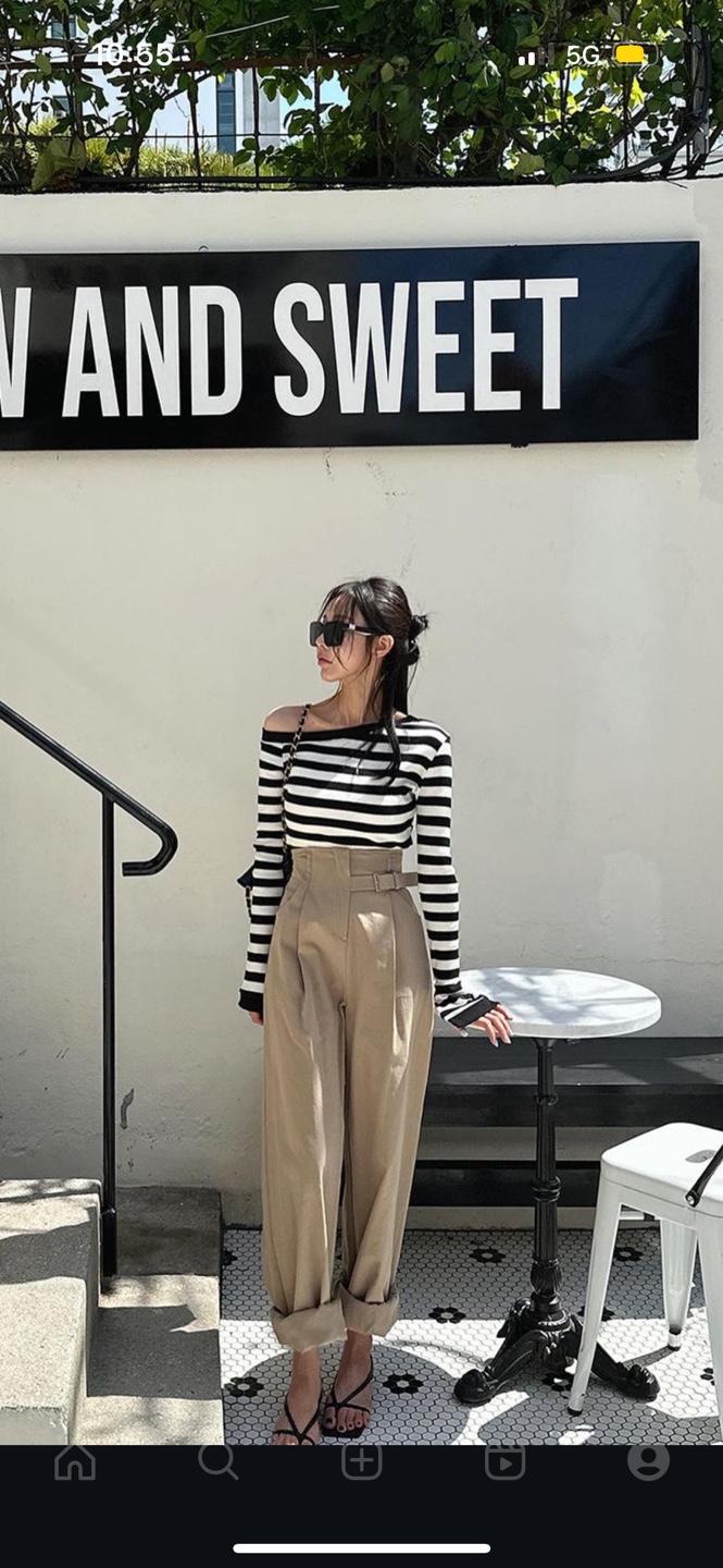 High Waisted Belted Wide Leg Pants - photo 2