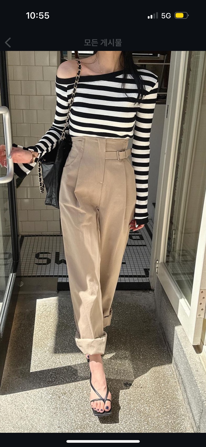 High Waisted Belted Wide Leg Pants - photo 4