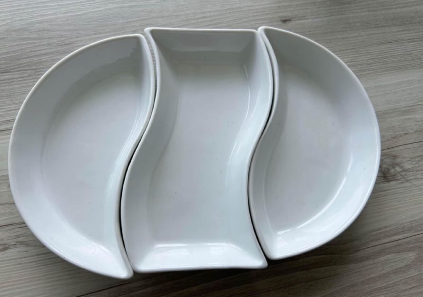 3 piece White Serving Dish Set