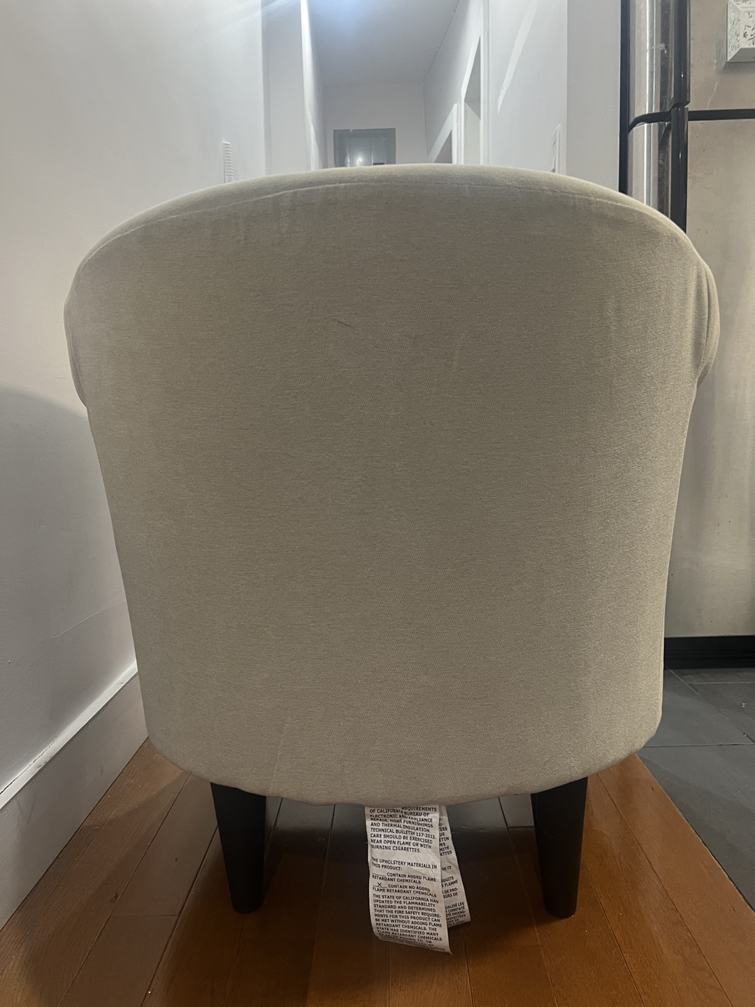 Ivory / Cream Accent Chair