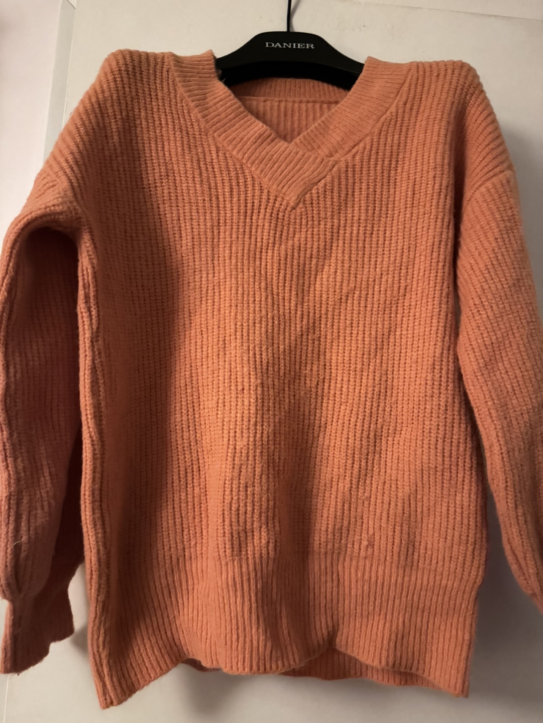 Pink V-Neck Sweater