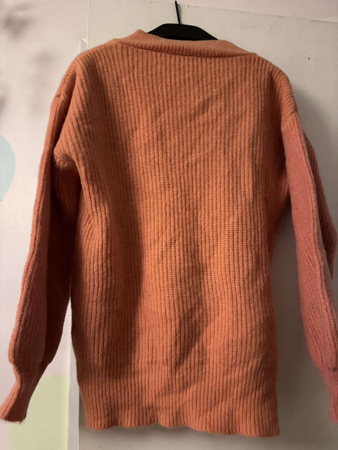 Pink V-Neck Sweater - photo 2