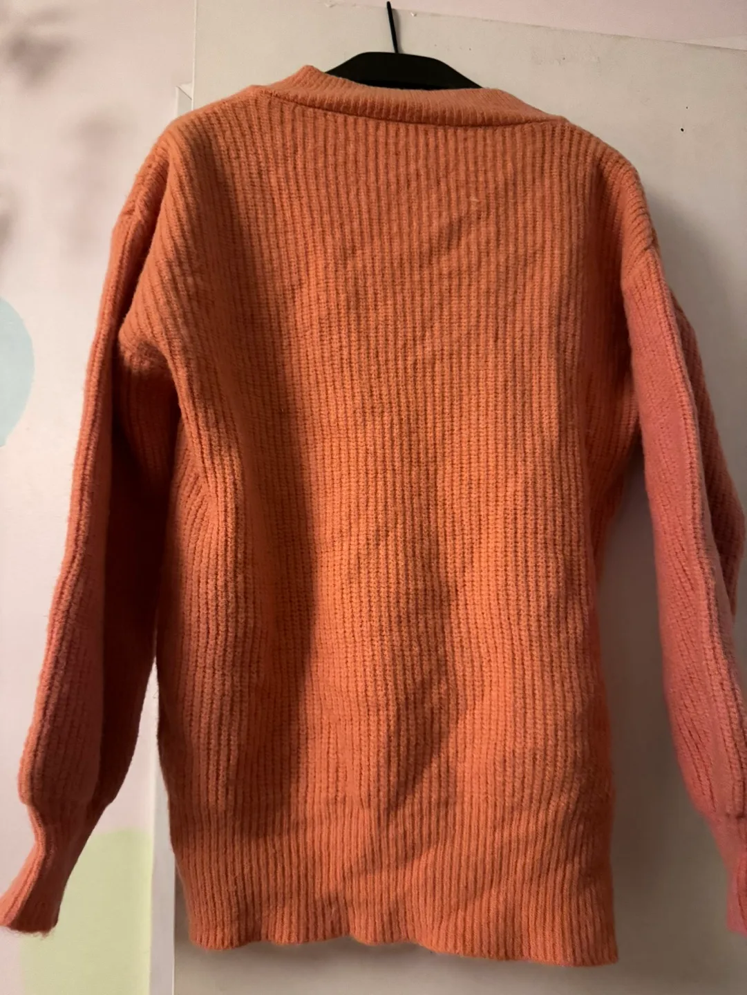 Pink V-Neck Sweater image indicator(2)