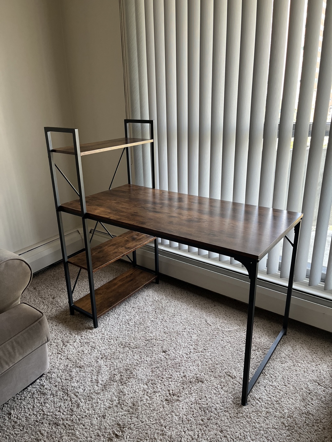 MOVING!! Desk with shelf