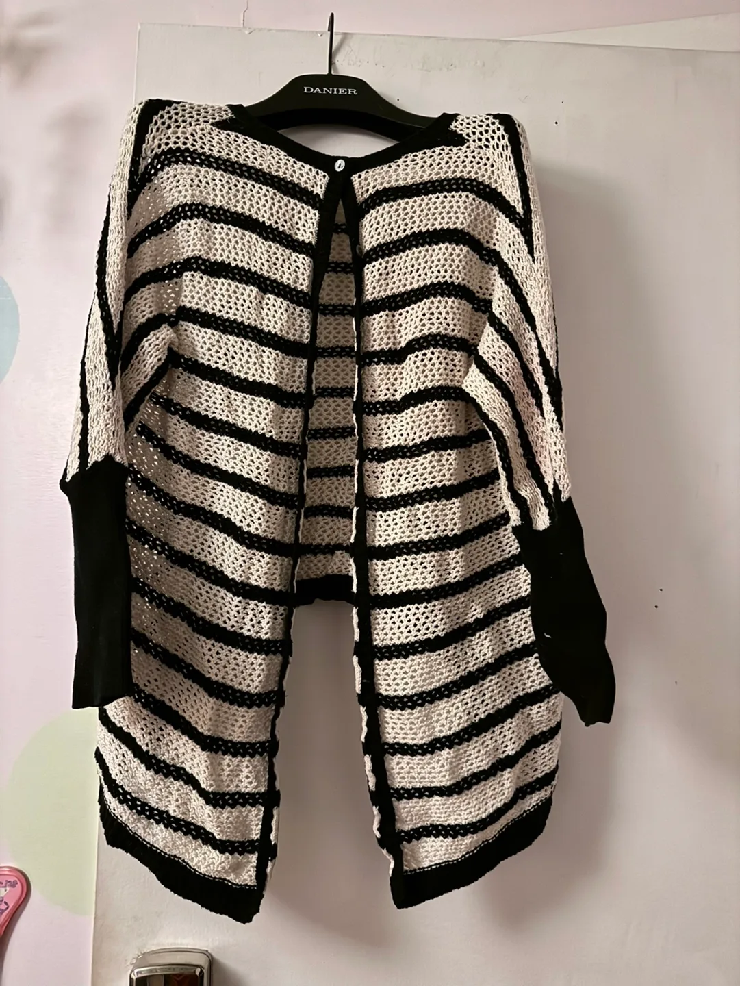 Striped Open Back Cardigan thumbnail