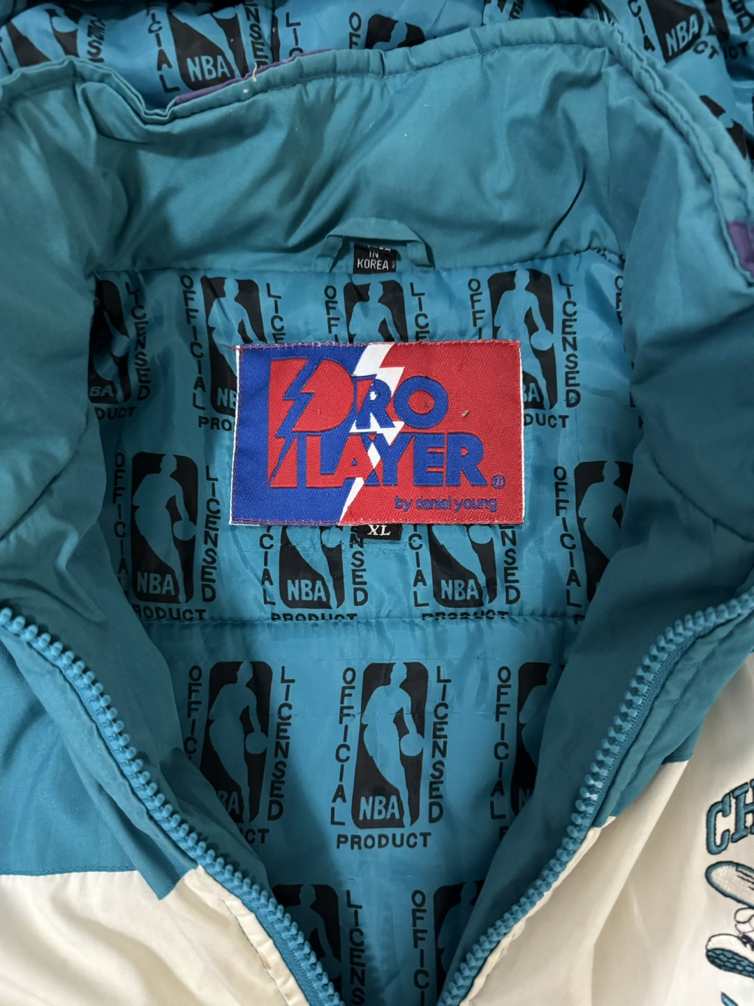 Vintage Charlotte Hornets Pro Player Jacket - photo 3