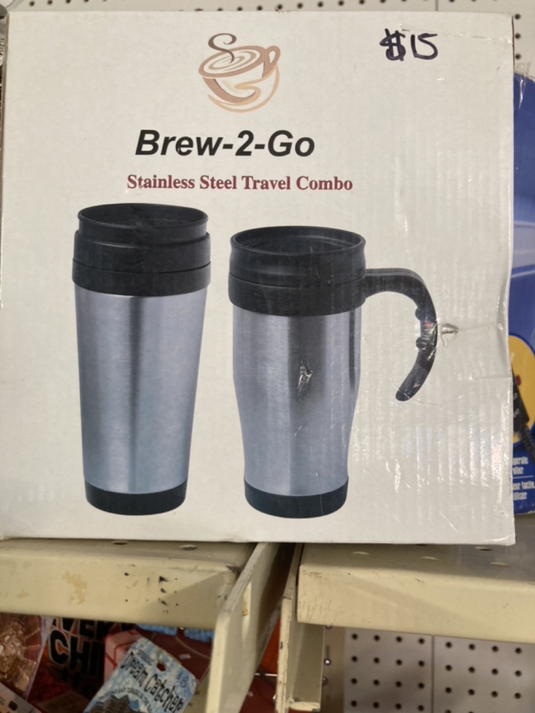 Brew-2-Go Stainless Steel Travel Combo