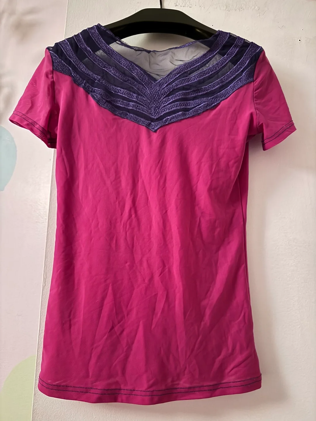 Purple and Blue Mesh Top image indicator(2)