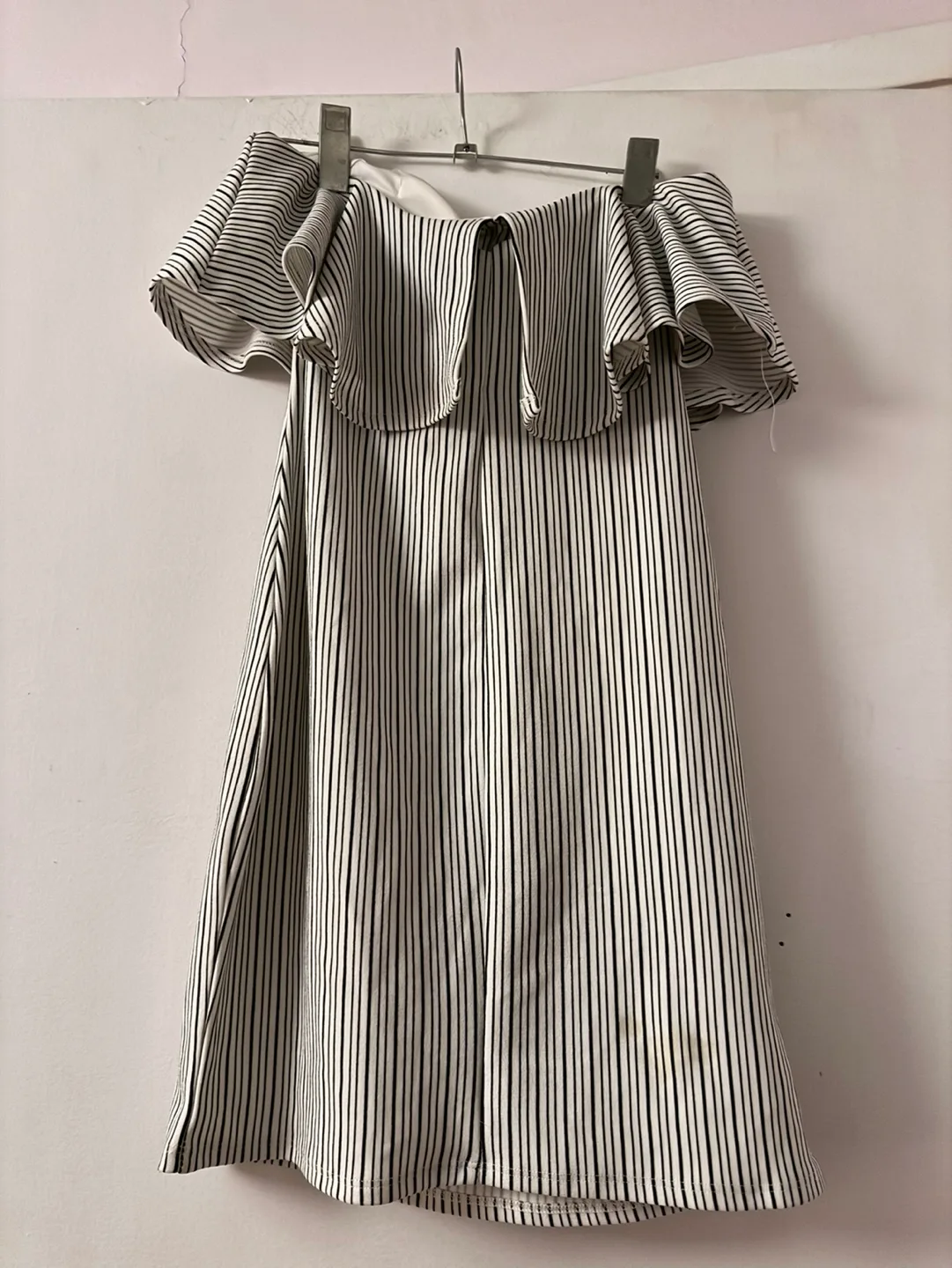 Striped Off-the-Shoulder Dress image indicator(2)