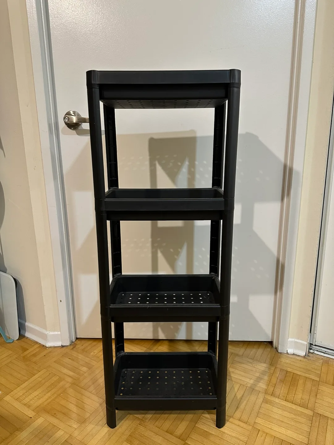 Black 4-Tier Storage Shelf thumbnail