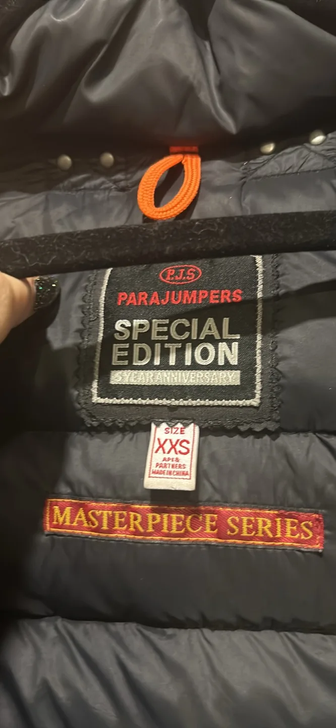 Parajumpers Masterpiece Series Black Down Jacket image indicator(6)