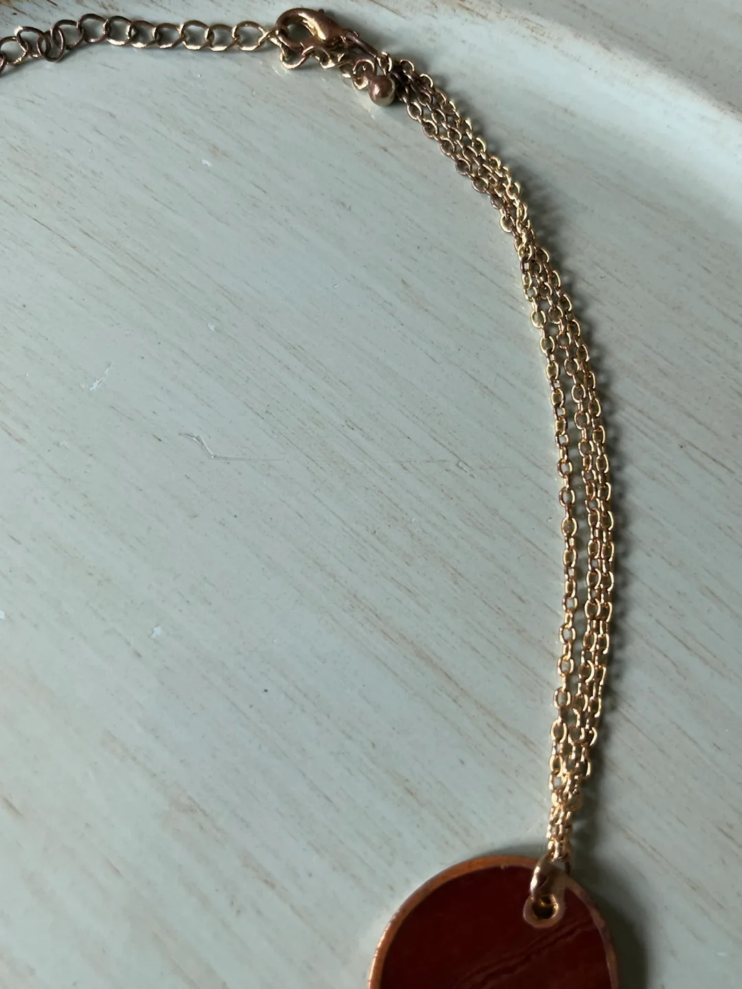 Brown Circle Statement Necklace image indicator(9)