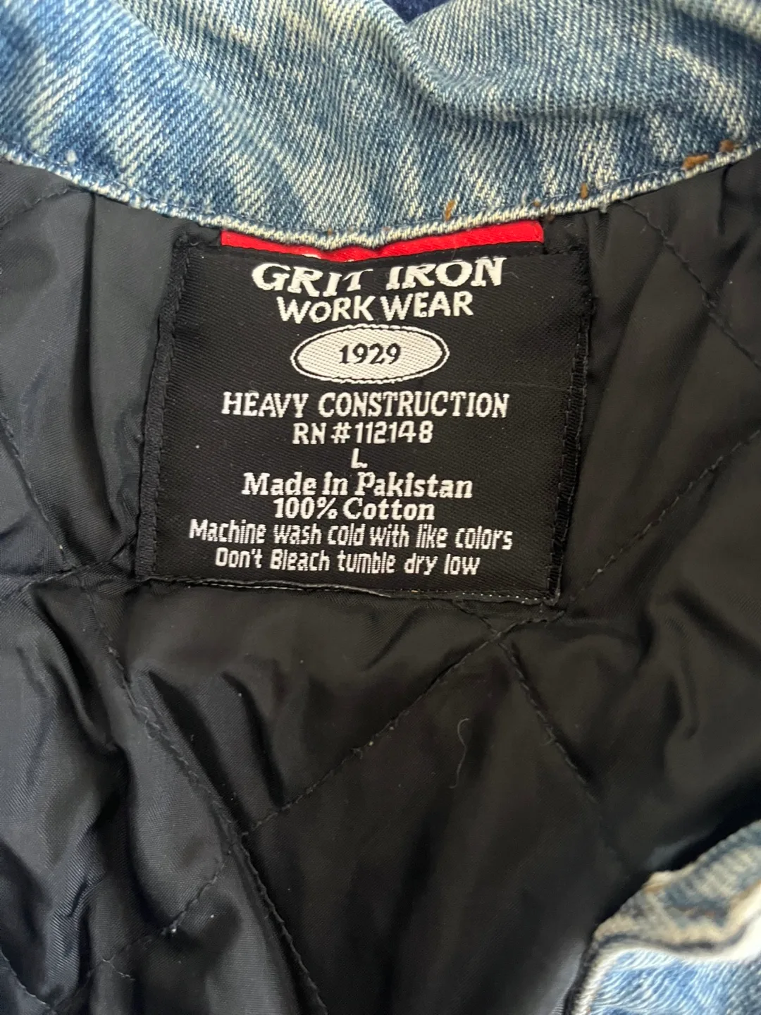 Grit Iron Work Wear Denim Jacket image indicator(2)
