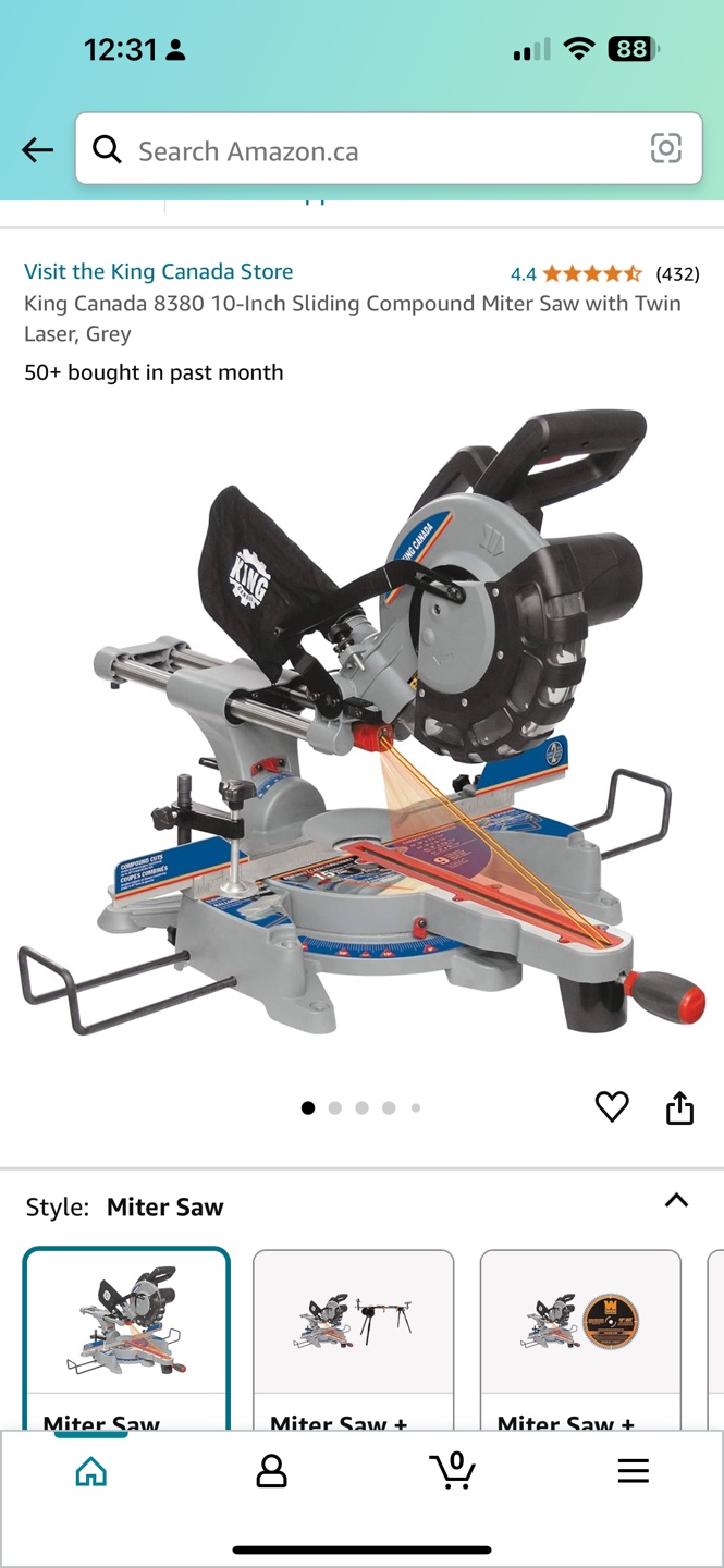 King Canada 10-Inch Sliding Compound Miter Saw - photo 3