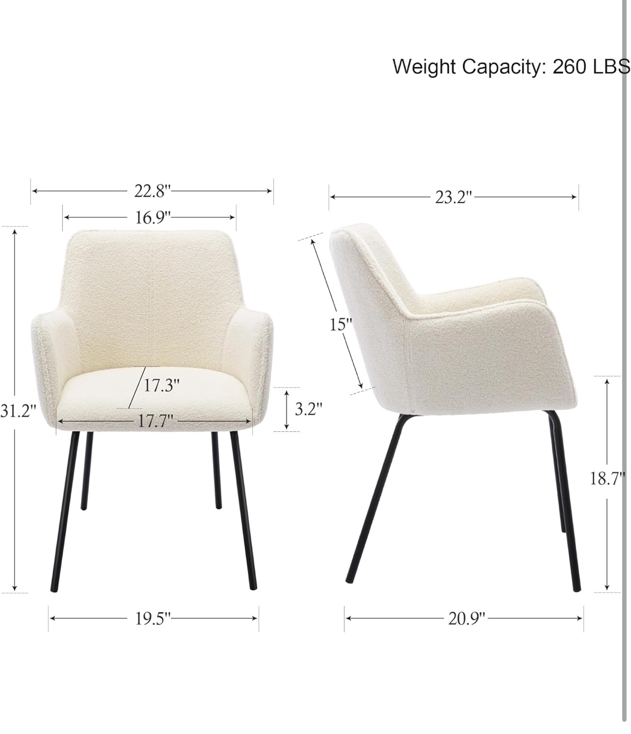 Cozy shearling chair - photo 2