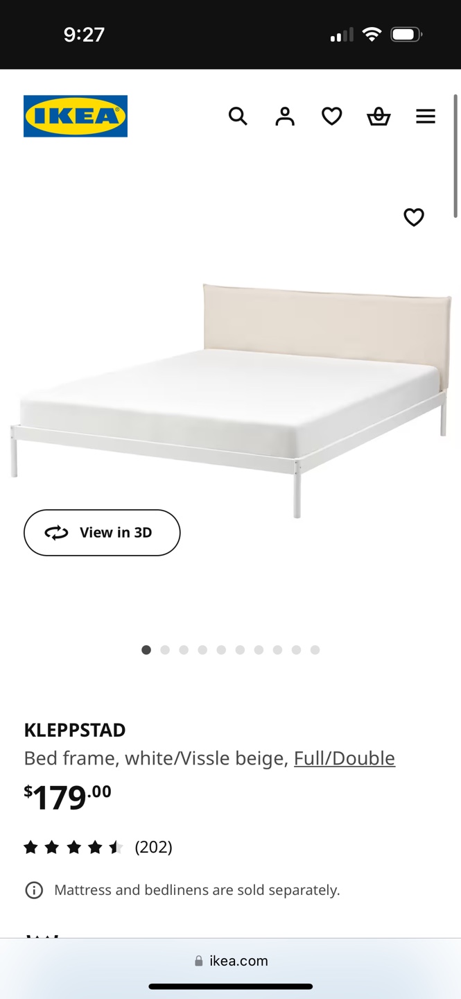IKEA double bed frame (Low) - photo 3