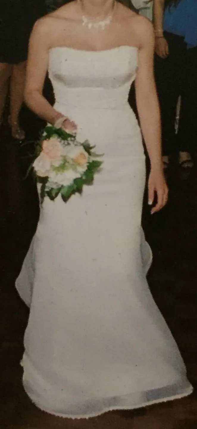 Beautiful Wedding Dress with Lace Sleeves image indicator(6)