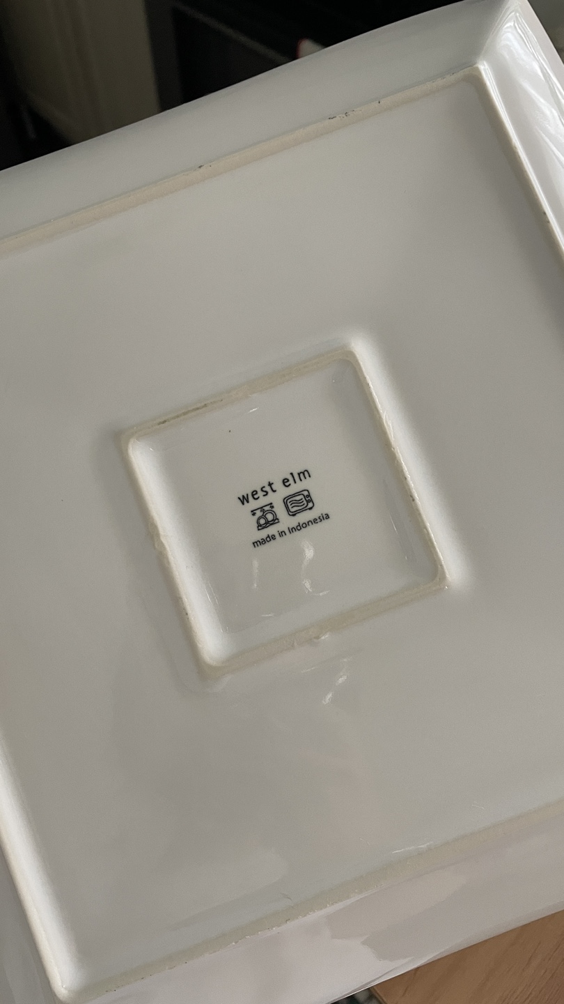 West Elm Square Dinner Plates - photo 3