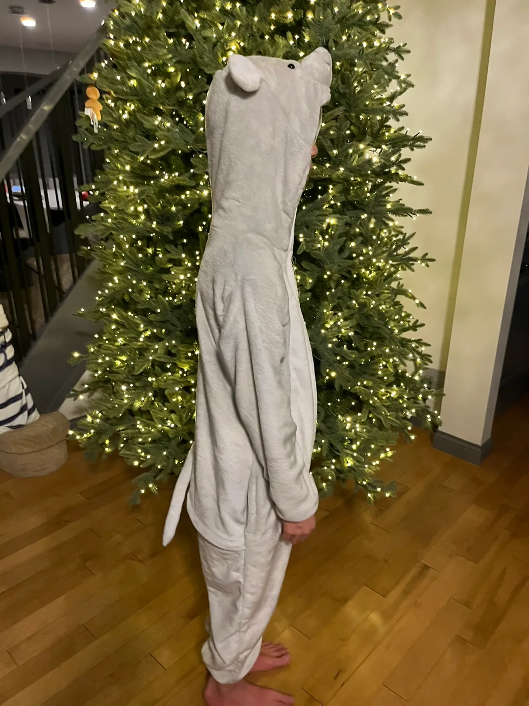 Adult mouse onesie PJ or costume - small or teen 12-16 image indicator(3)