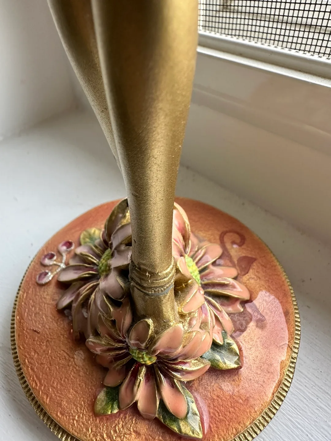 Floral Jewellery Stand and Trinket Box image indicator(4)