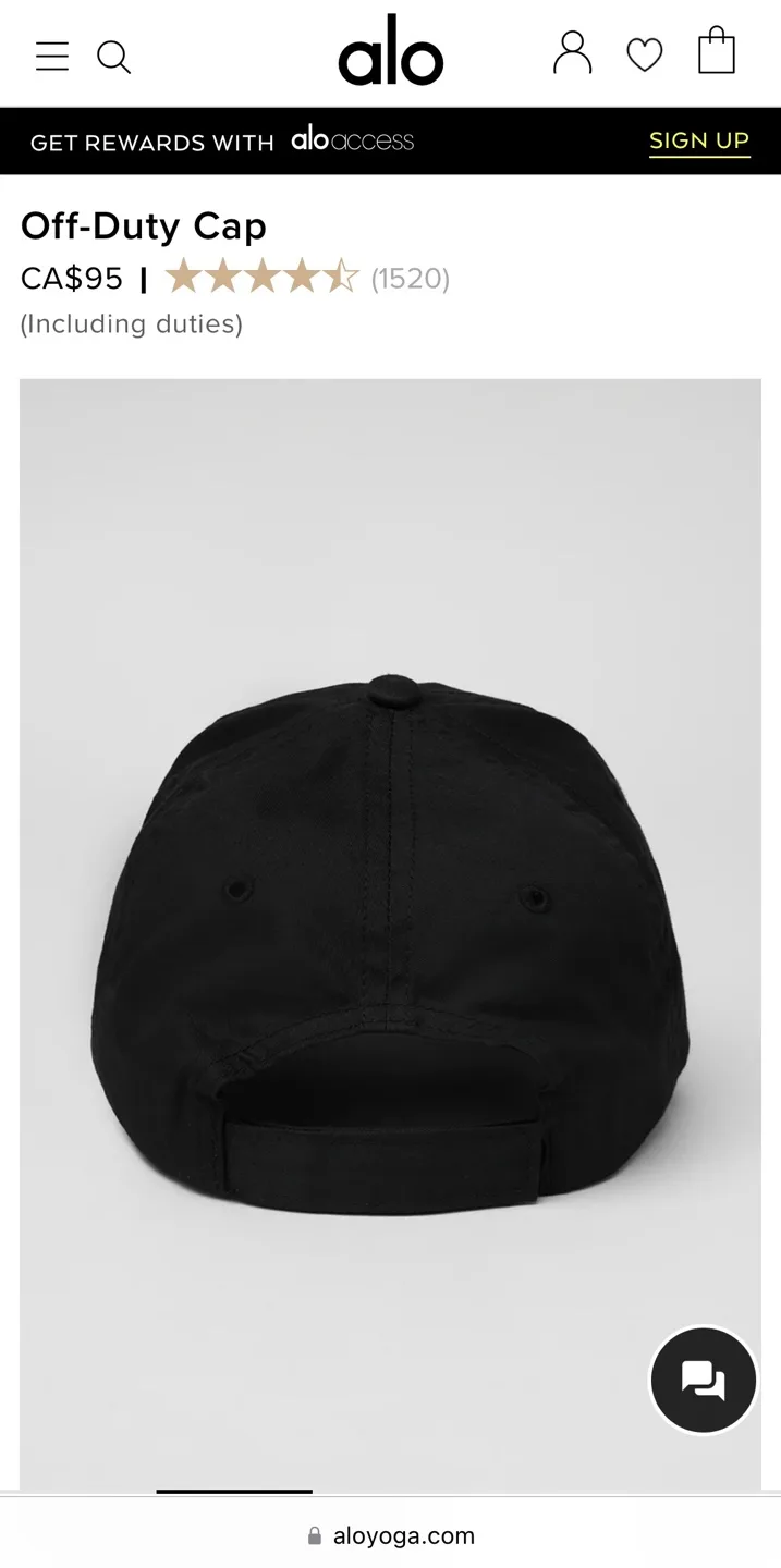 Alo Yoga Off-Duty Cap image indicator(2)