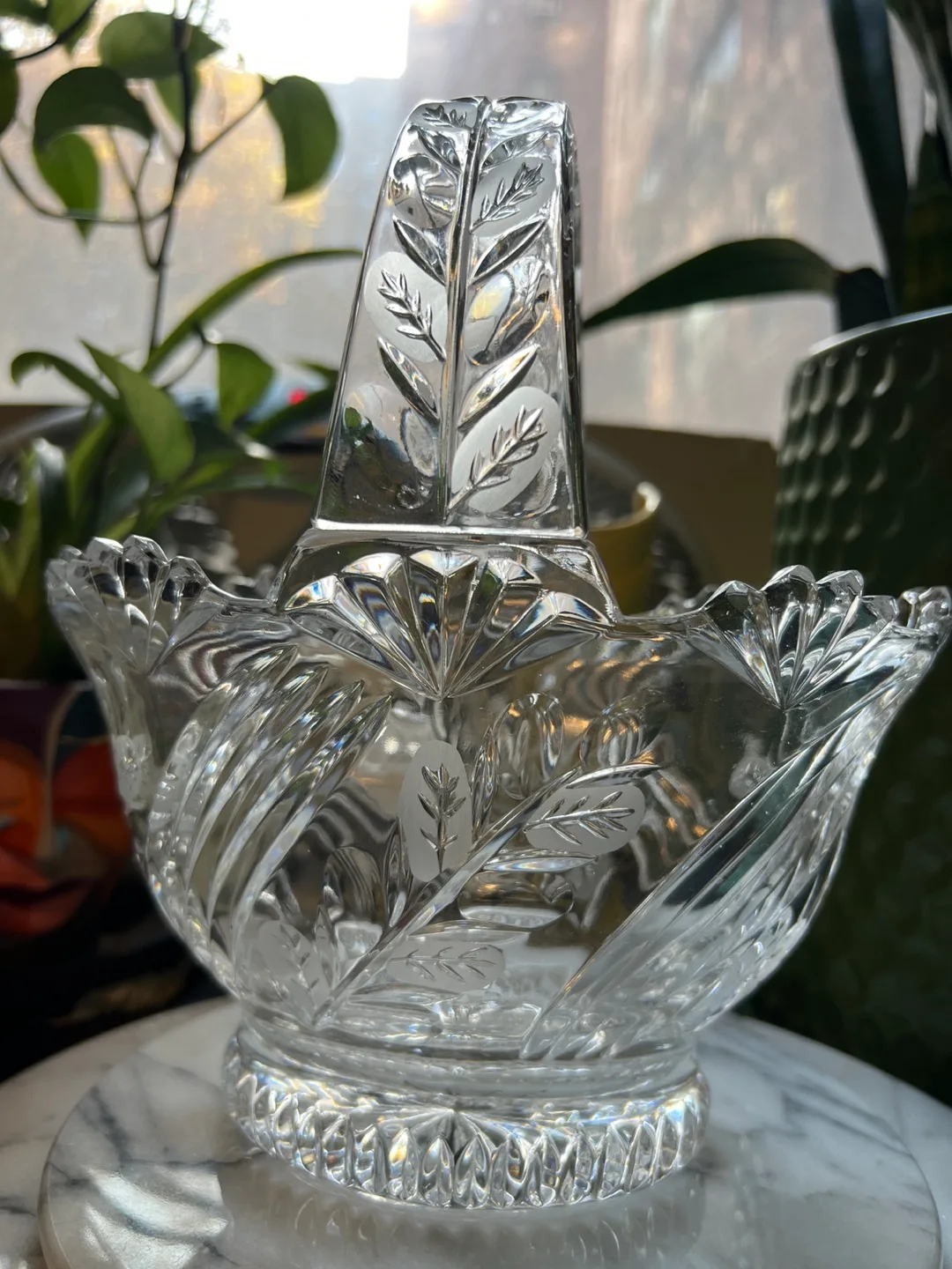 Vintage Crystal Basket image indicator(3)