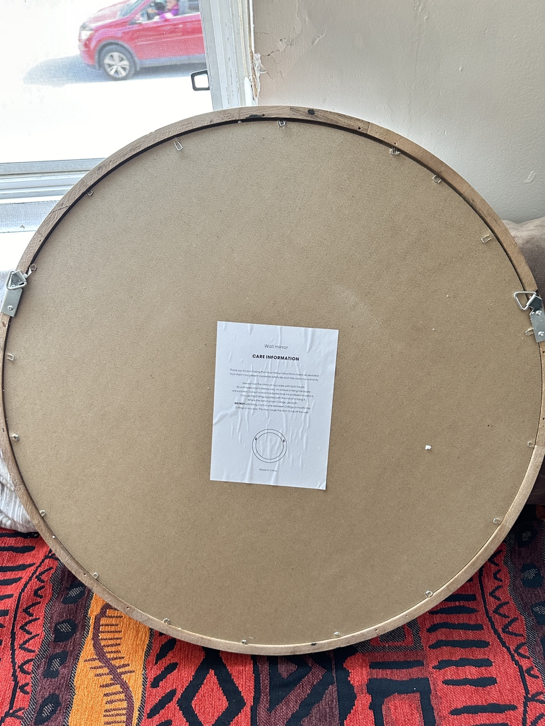 Round Wooden Mirror - photo 3