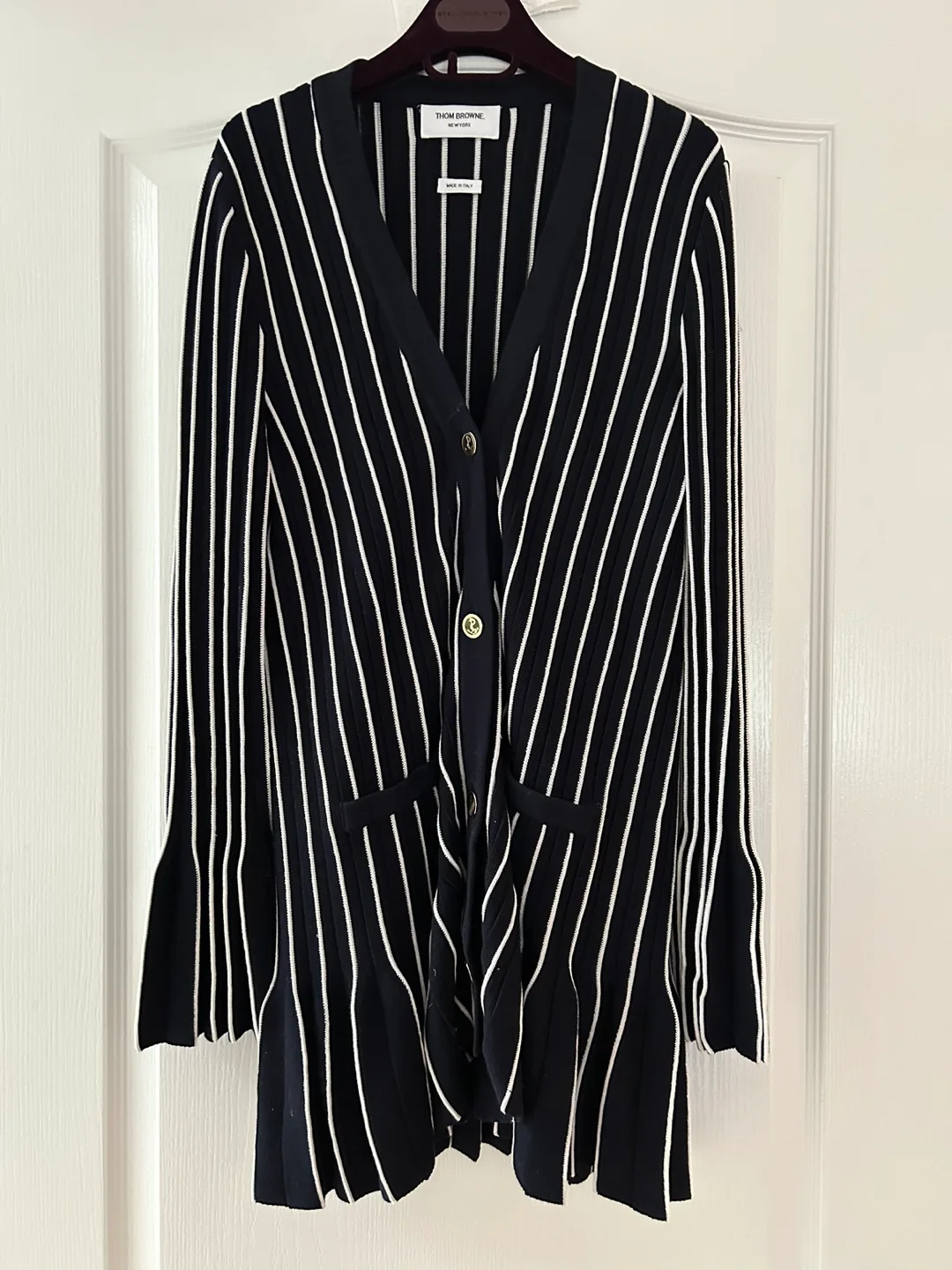Thom Browne Striped Cardigan thumbnail