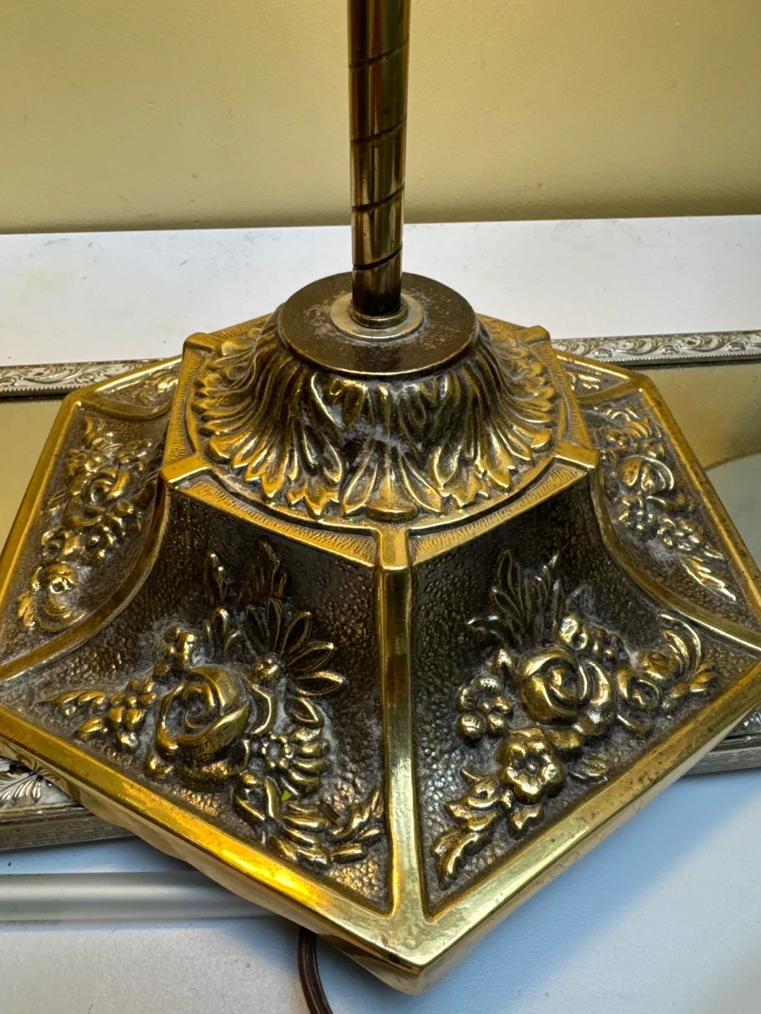 Vintage Brass Goose Neck Lamp 🧡 image indicator(3)