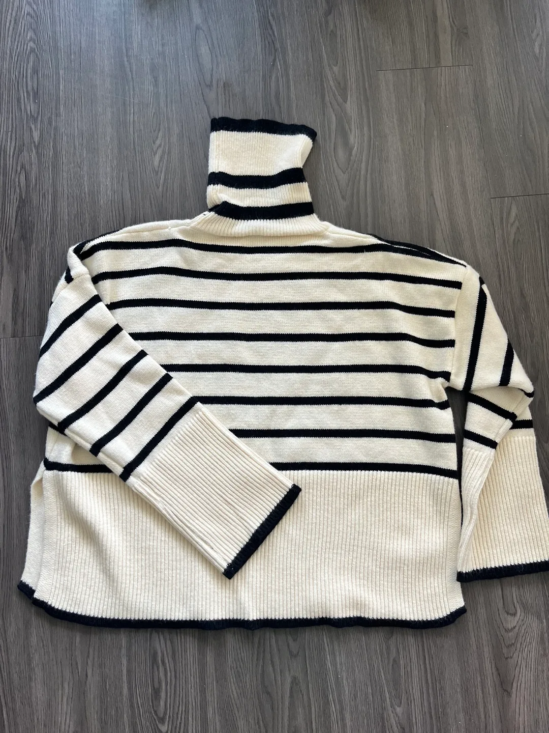 Striped Turtleneck Sweater thumbnail