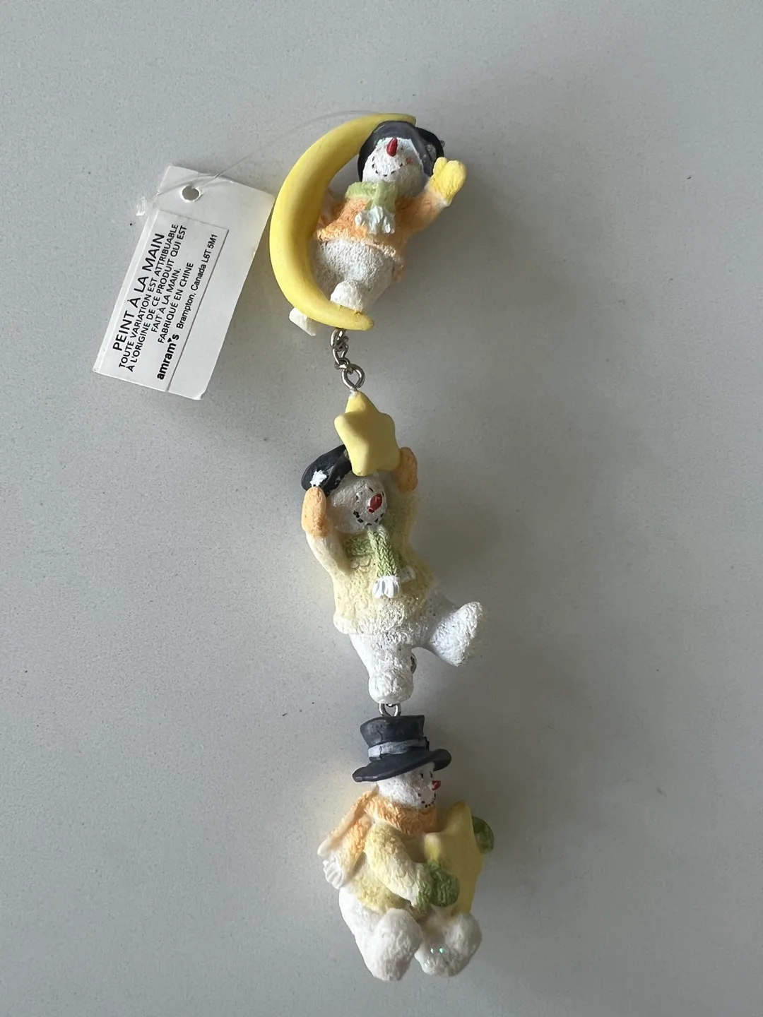 Russ Berrie Snowman Christmas Ornament 🧡 image indicator(6)