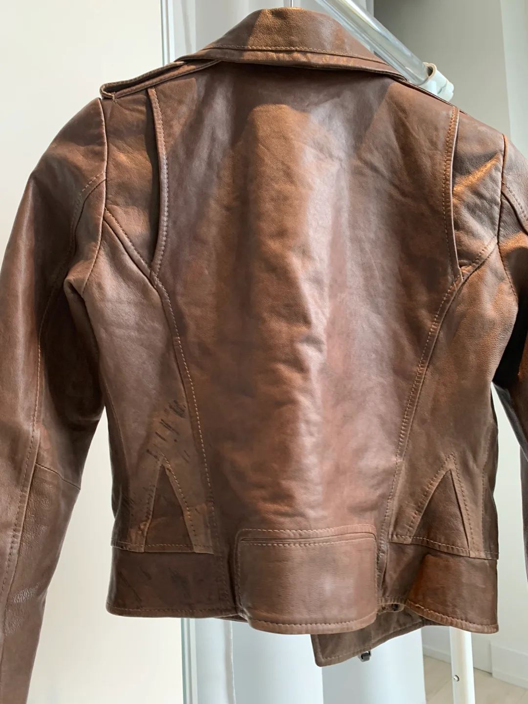 Brown Leather Jacket image indicator(2)