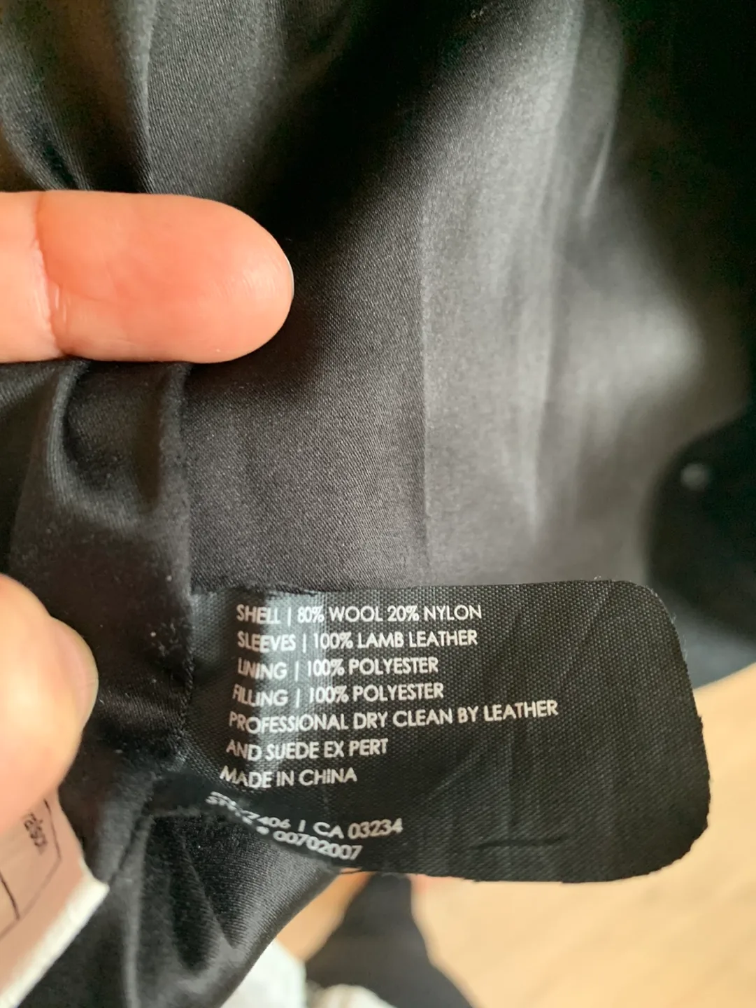 Club Monaco Black Double Breasted Coat image indicator(4)