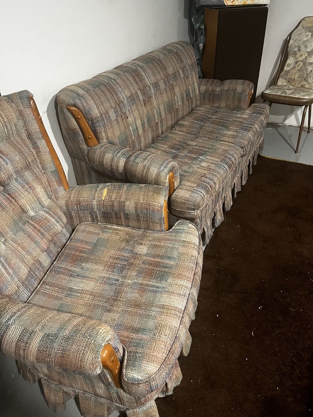 Couch and matching rocker chair