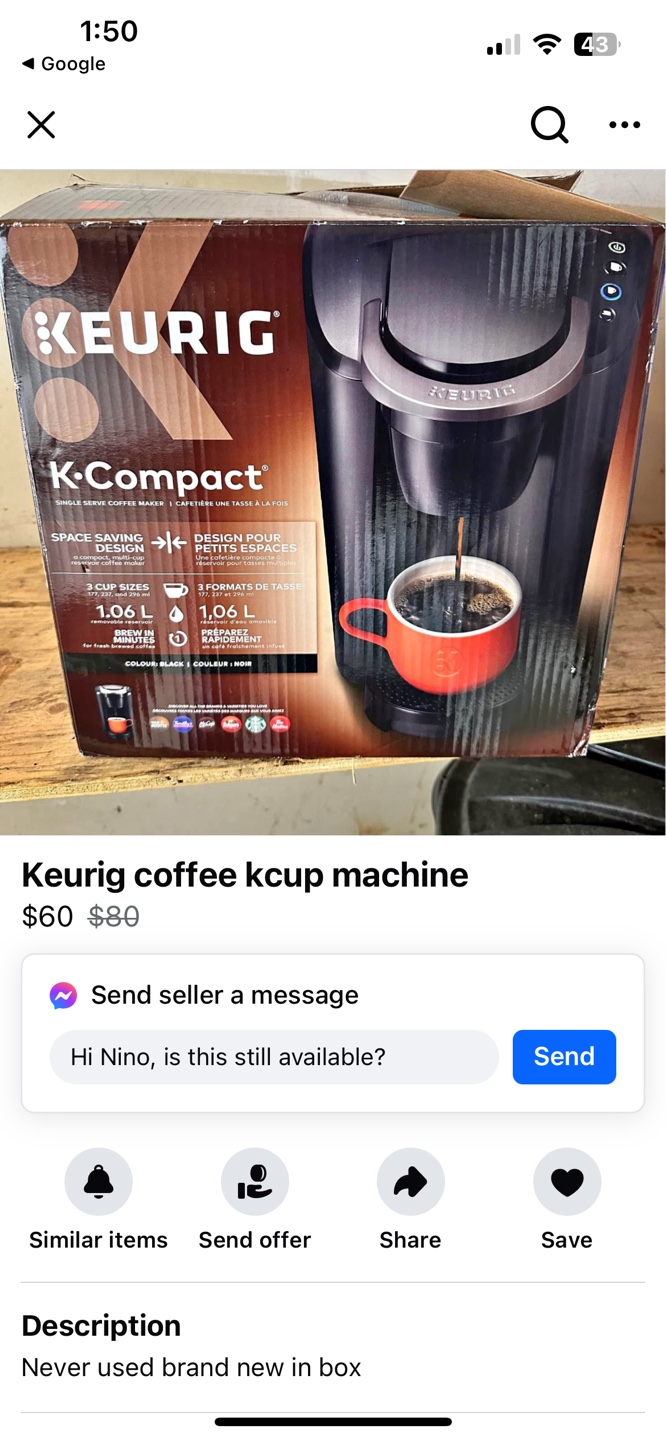 Keurig K-Compact Single Serve Coffee Maker - photo 4