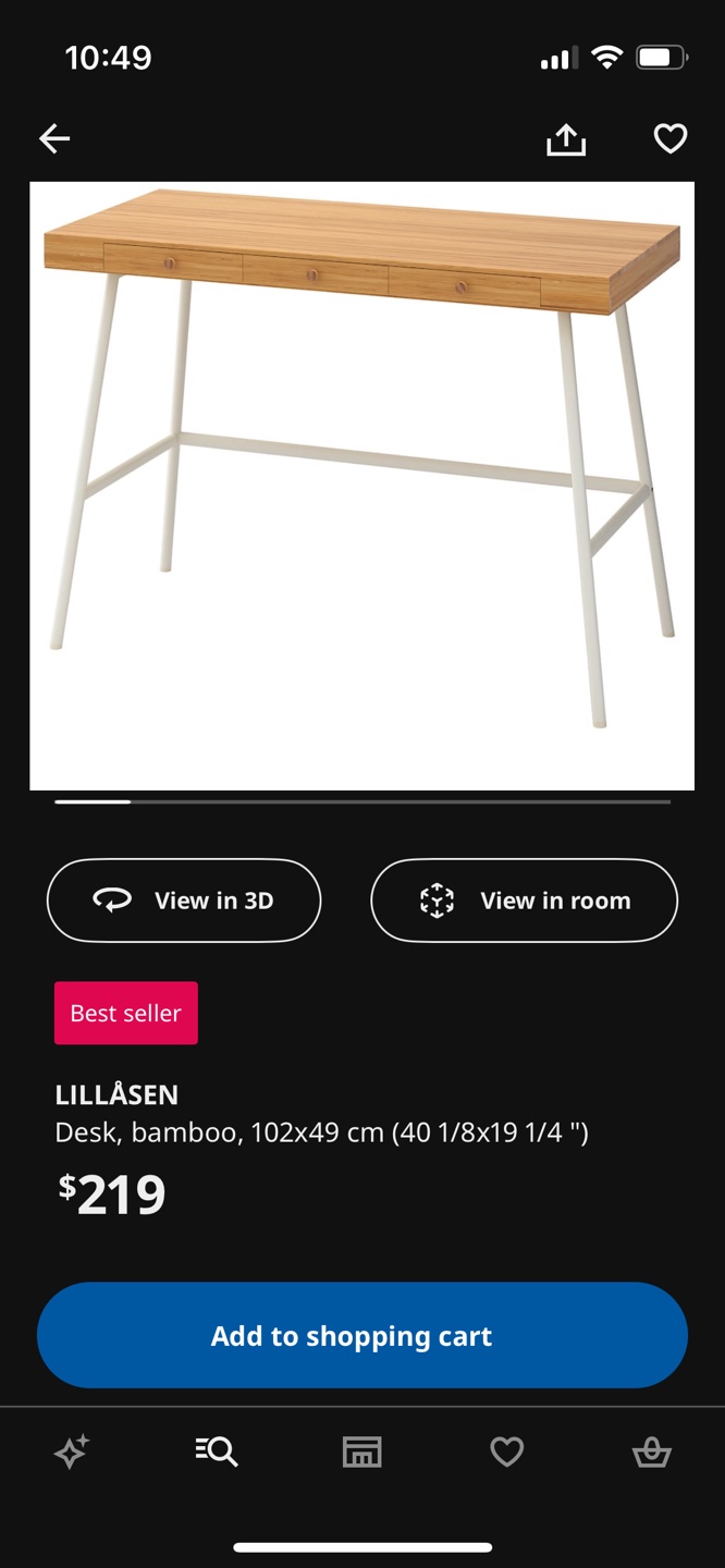 IKEA LILLASEN Desk and Chair - photo 4