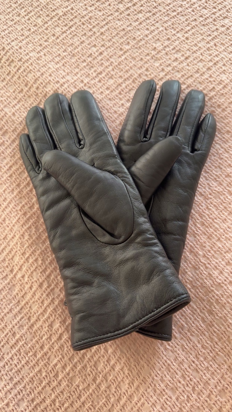 Ricardo B.H. Black Leather Gloves