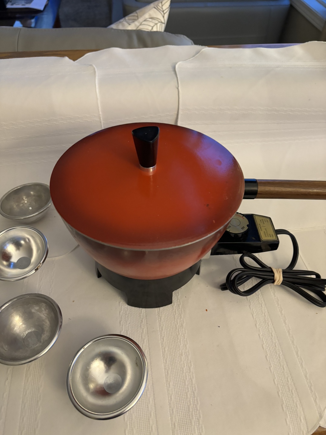 Vintage Electric Fondue Set - photo 2