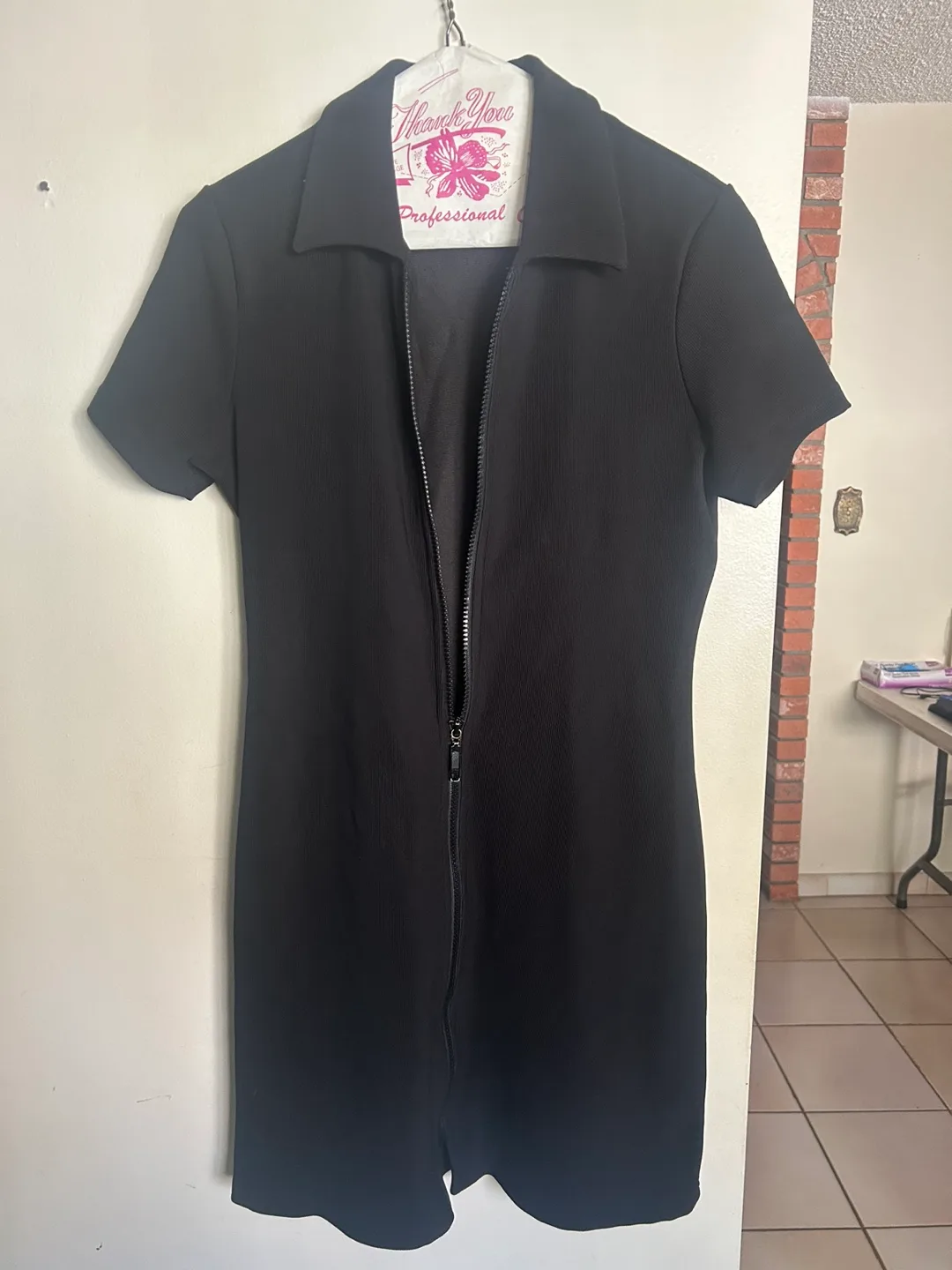 Black Zip-Up Dress image indicator(2)