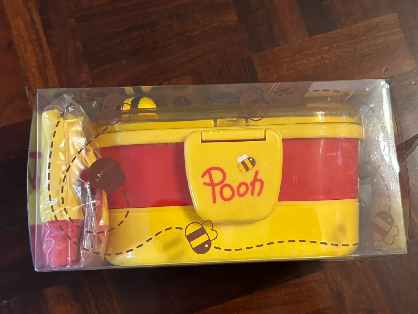 🧡Winnie the Pooh Lunch Box with Utensils image indicator(2)