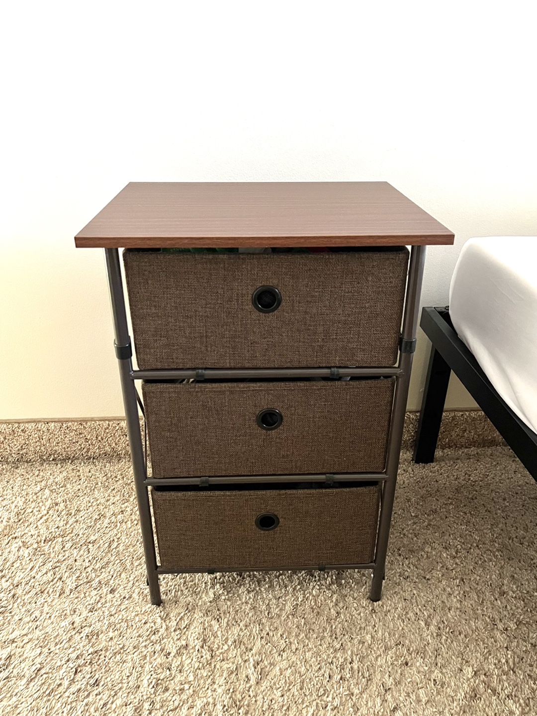 MOVING!! 3 Drawer Nightstand