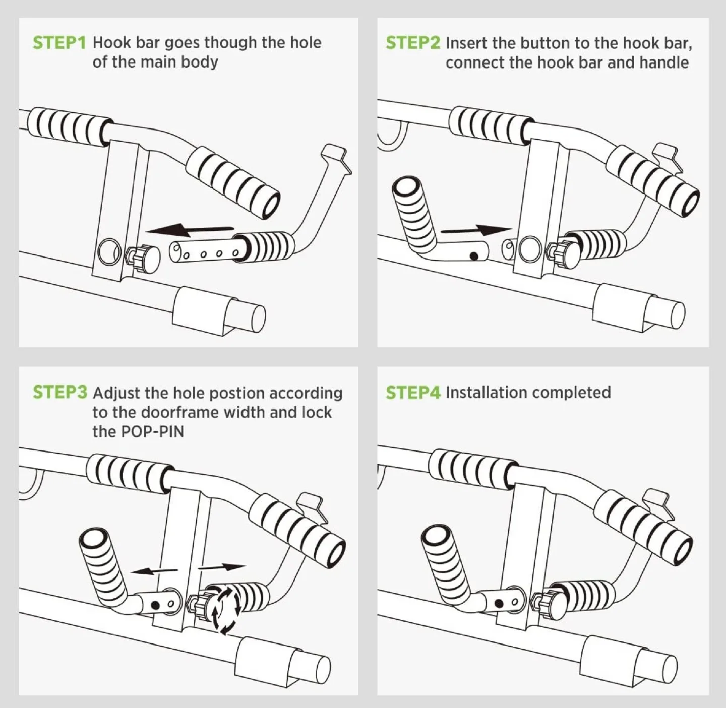 *NEW* Multi-grip pull-up bar image indicator(9)
