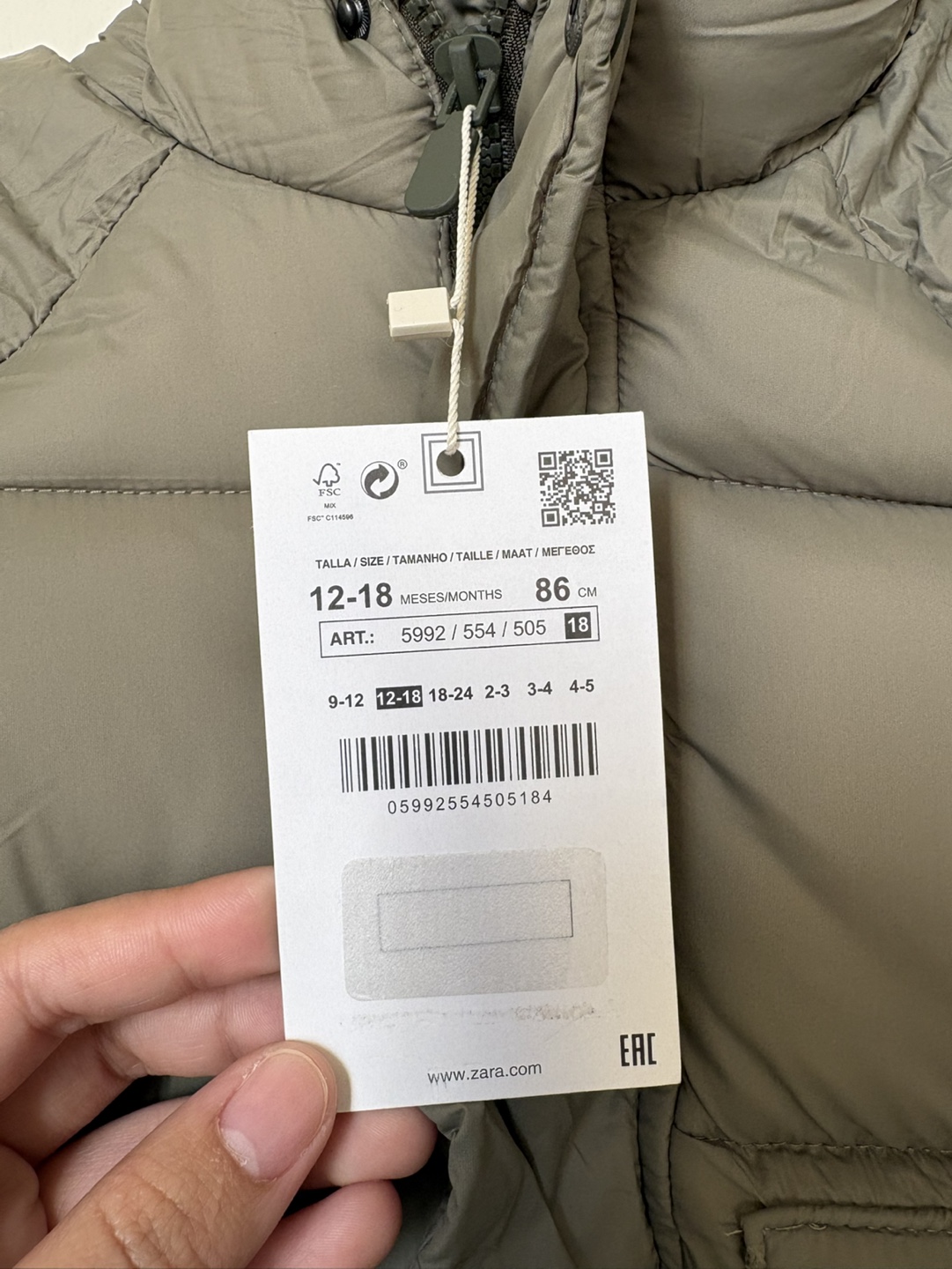 Zara Baby Boy Puffer Jacket - photo 2