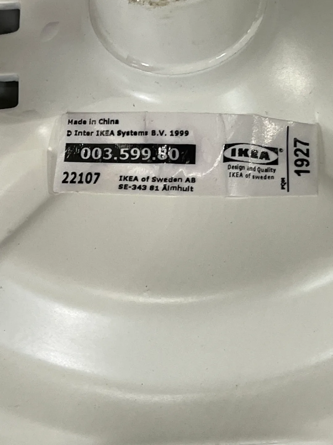 White IKEA Office Chair with Wheels image indicator(6)