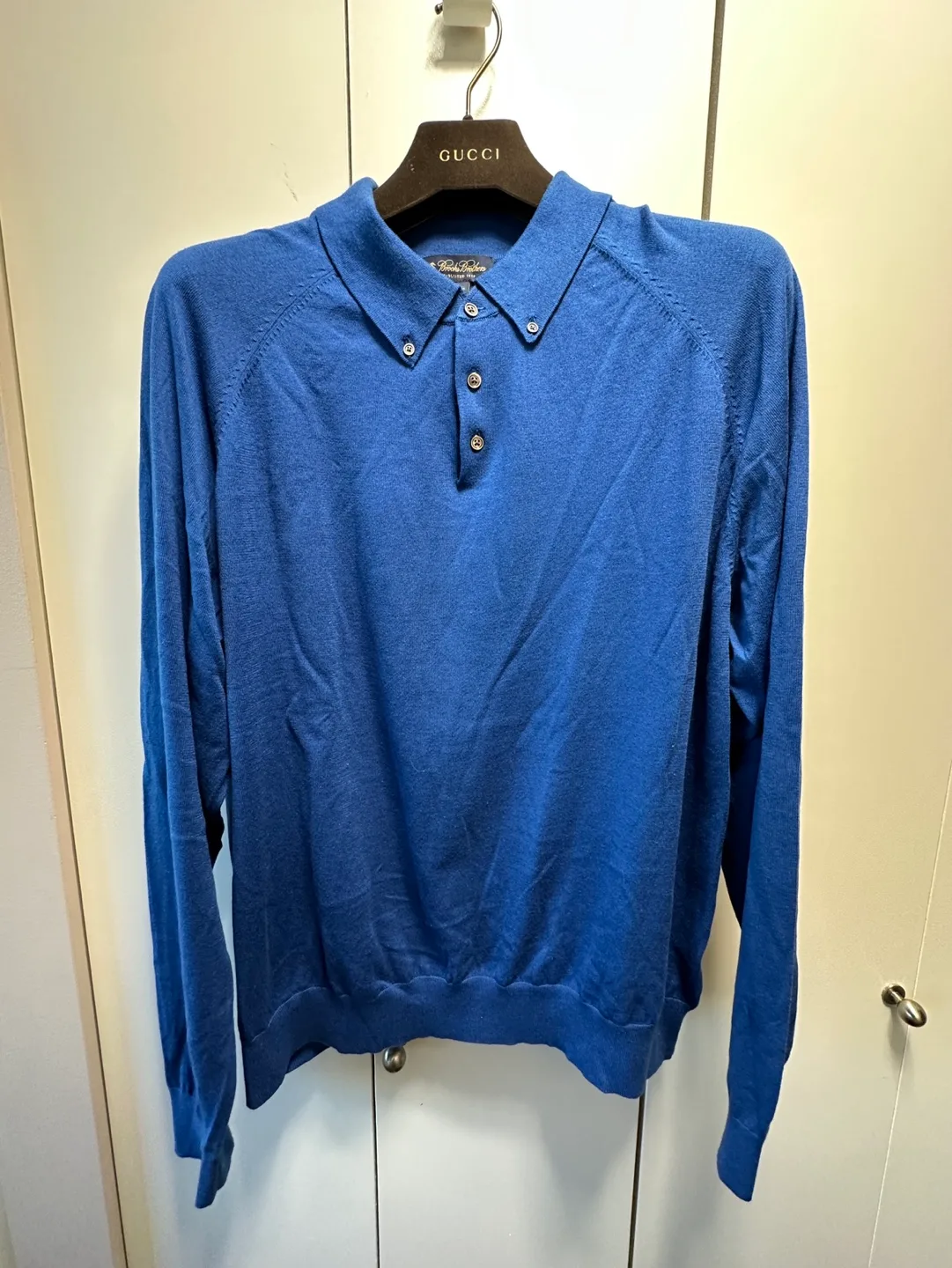 NEW Brooks Brothers Long Sleeve Polo Sweater