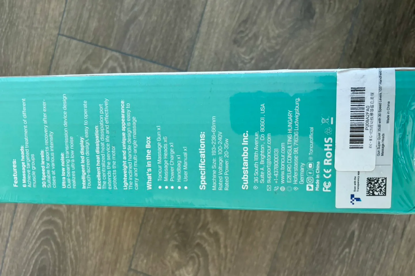 Toncur Massage Gun 🆕 🧡 image indicator(3)