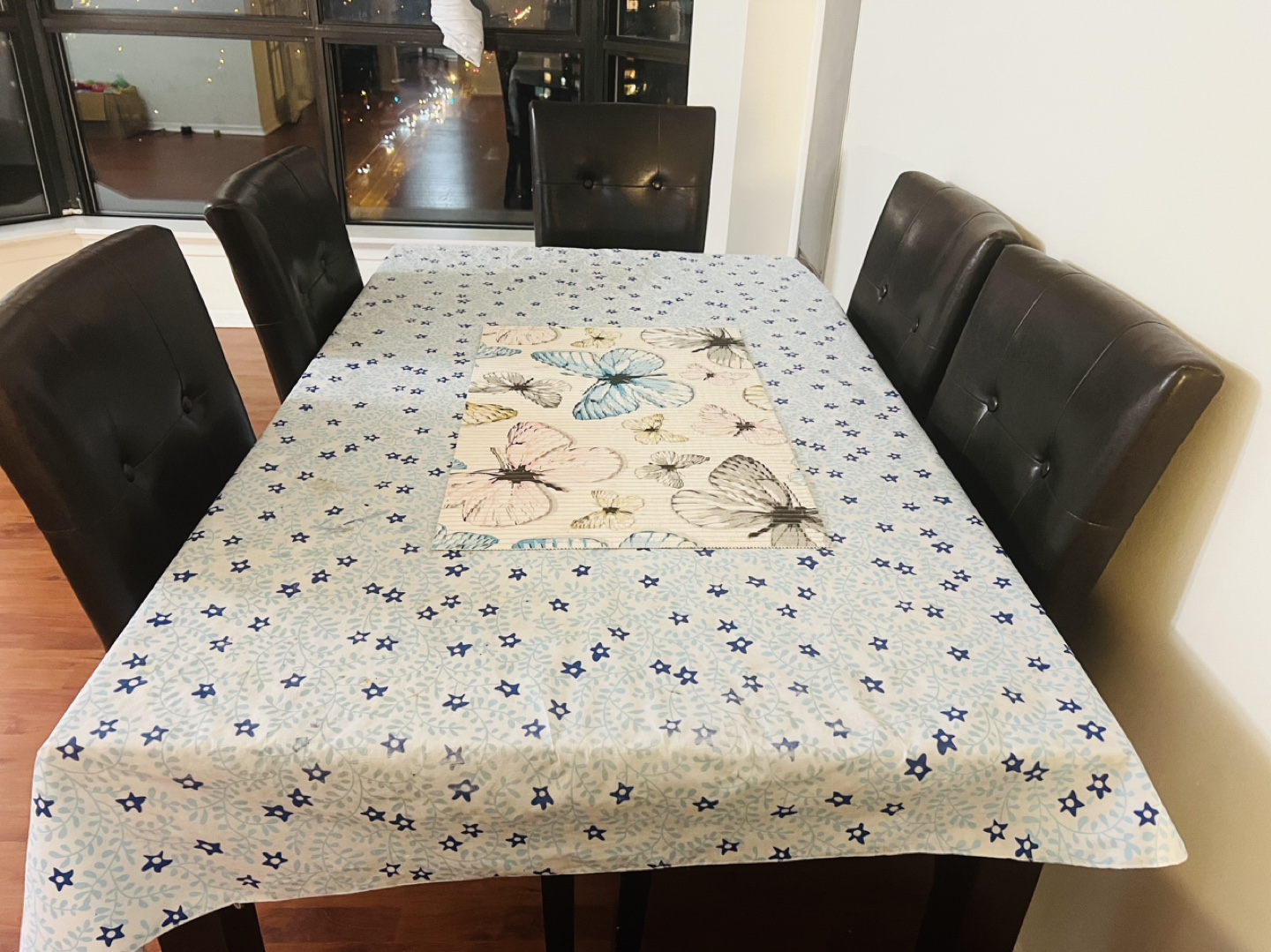Dining Table Set with 6 Chairs