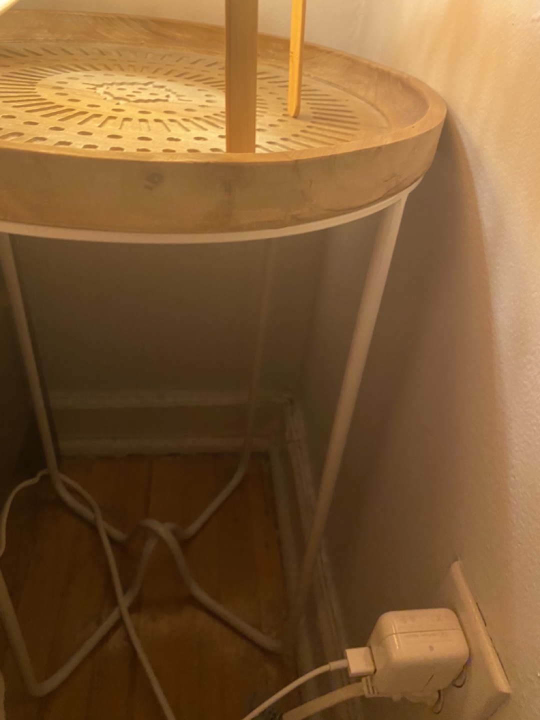 Wooden End Table - photo 2